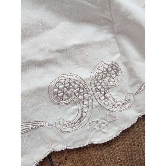 Handmade Valance Cross Stitch Curtains Set of 2‎ - 58.5" x 14.5" - Picture 4 of 7